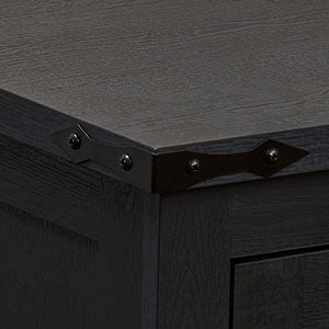 Nightstand with Charging Station, End Table with Adjustable Storage Shelf Board, Density Board, Strong and Durable, Easy to Clean, Wooden Rustic Sofa Side Table for Living Room, Bedroom, Office, Black